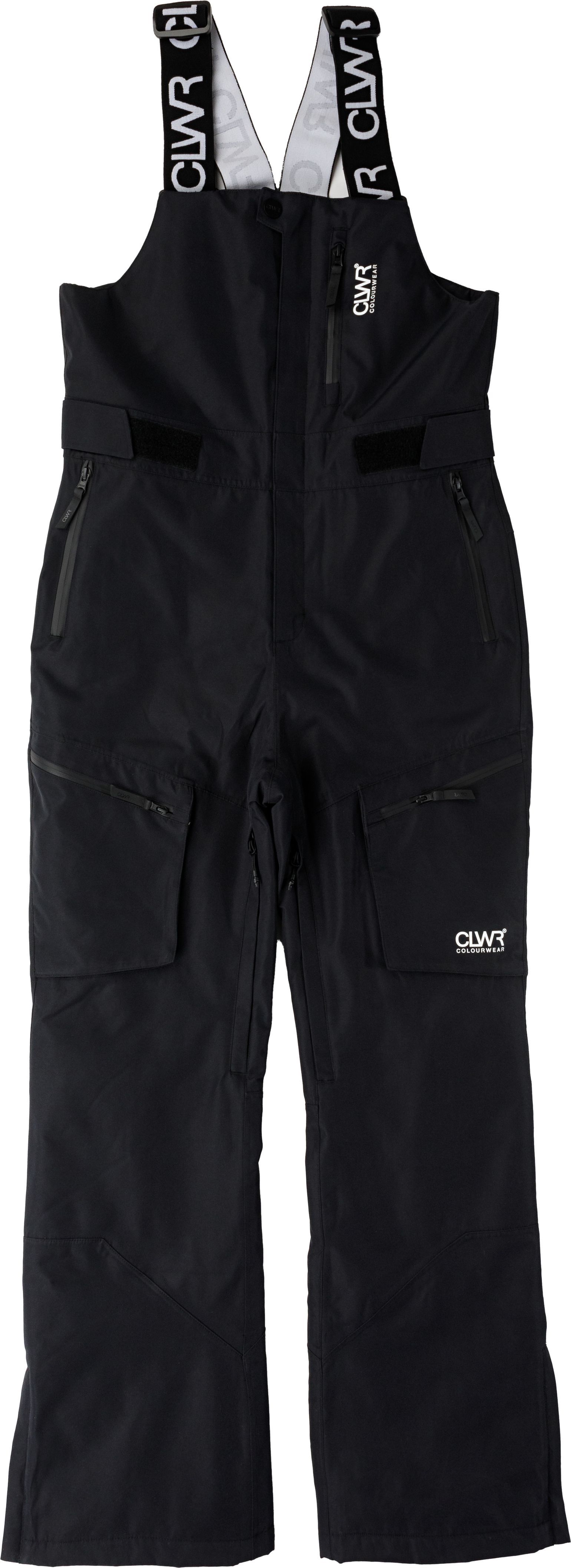 ColourWear Women's Slash Bib Pants Black
