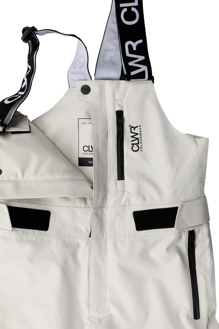 ColourWear Women's Slash Bib Pants Off-White ColourWear