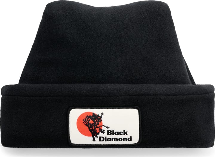 Black Diamond Pointed Fleece Beanie Black Black Diamond