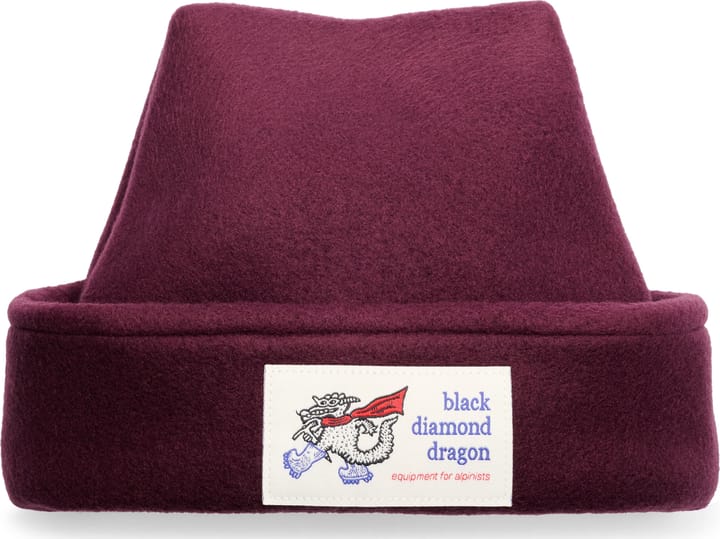 Black Diamond Pointed Fleece Beanie Fig Black Diamond