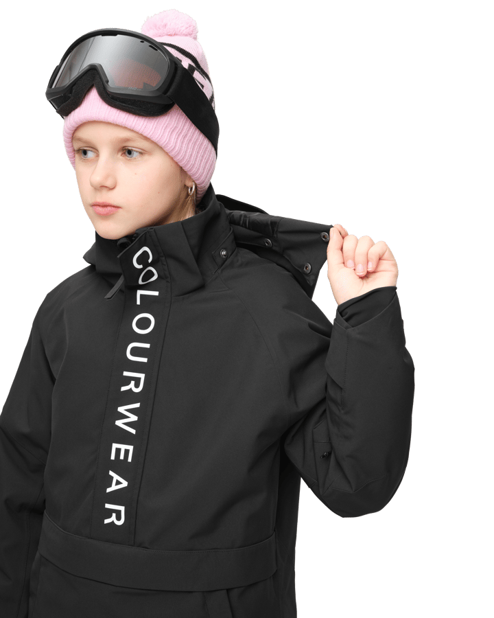 ColourWear Juniors' Signature Anorak Black ColourWear ColourWear Juniors' Signature Anorak Black ColourWear