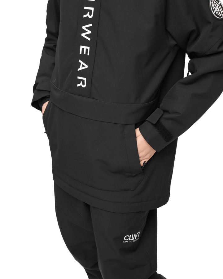 ColourWear Juniors' Signature Anorak Black ColourWear ColourWear Juniors' Signature Anorak Black ColourWear