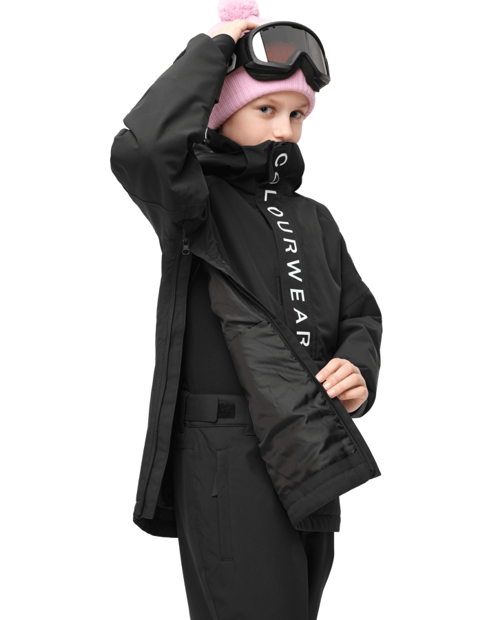 ColourWear Juniors' Signature Anorak Black ColourWear ColourWear Juniors' Signature Anorak Black ColourWear
