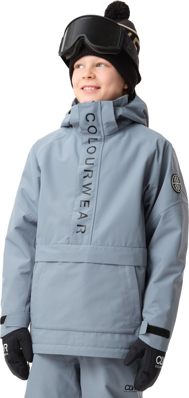 Youth Signature Anorak Grey Blue ColourWear Youth Signature Anorak Grey Blue ColourWear
