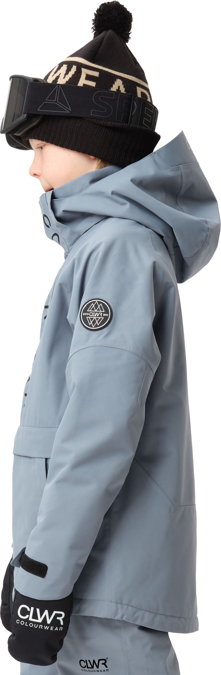 Youth Signature Anorak Grey Blue ColourWear Youth Signature Anorak Grey Blue ColourWear