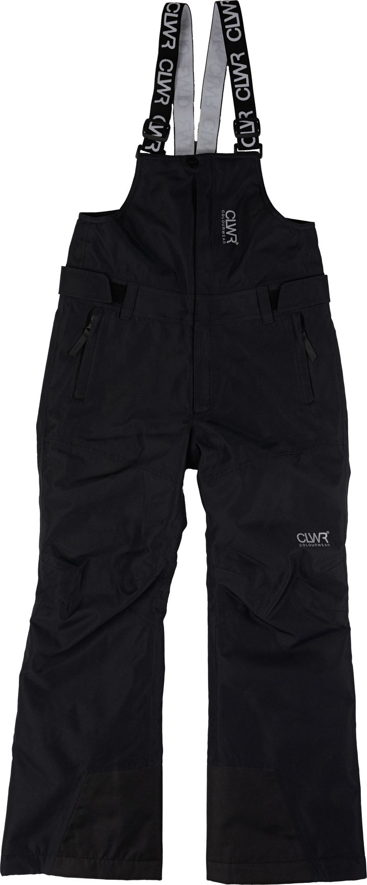 ColourWear Juniors' Slash Bib Pants Black ColourWear