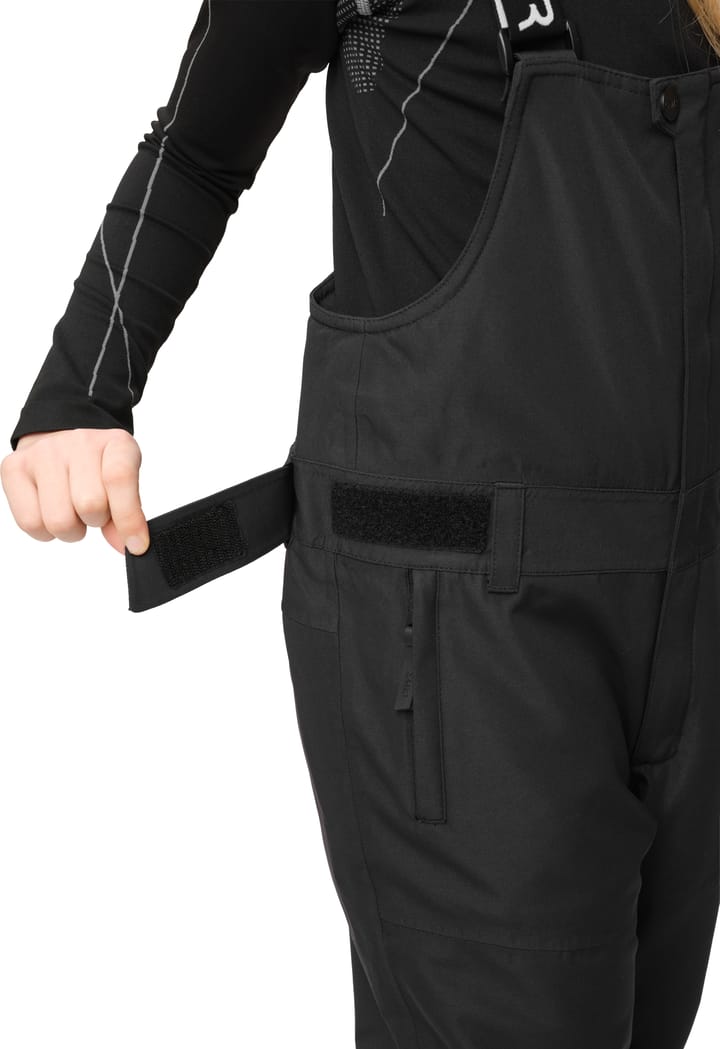 ColourWear Juniors' Slash Bib Pants Black ColourWear