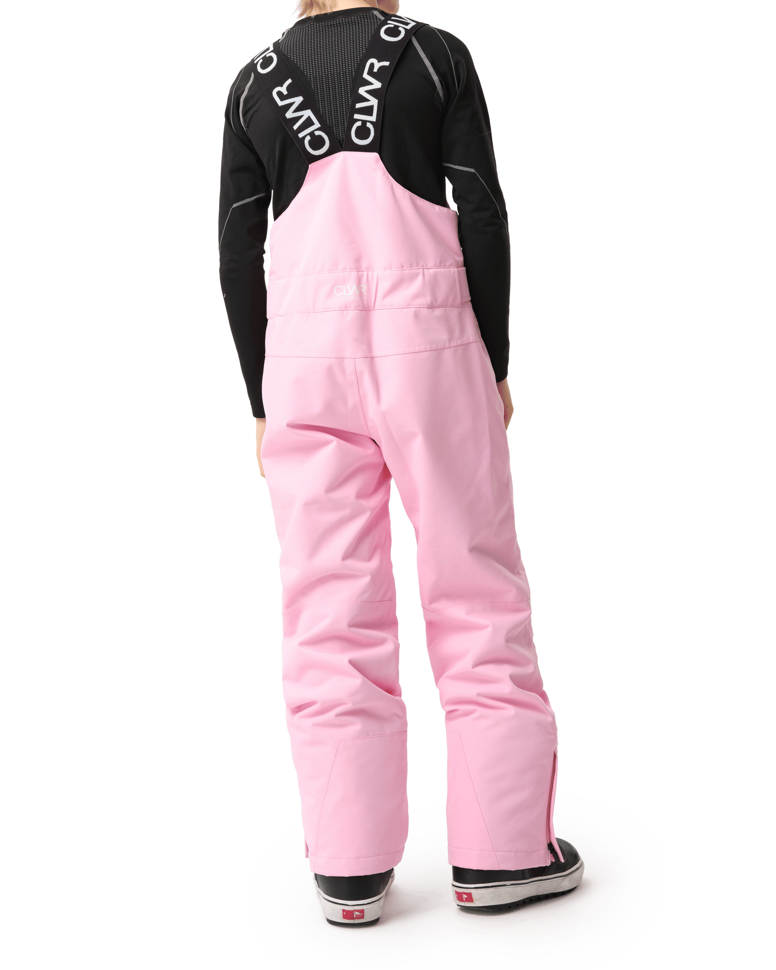 Youth Slash Bib Pants Lt Pink