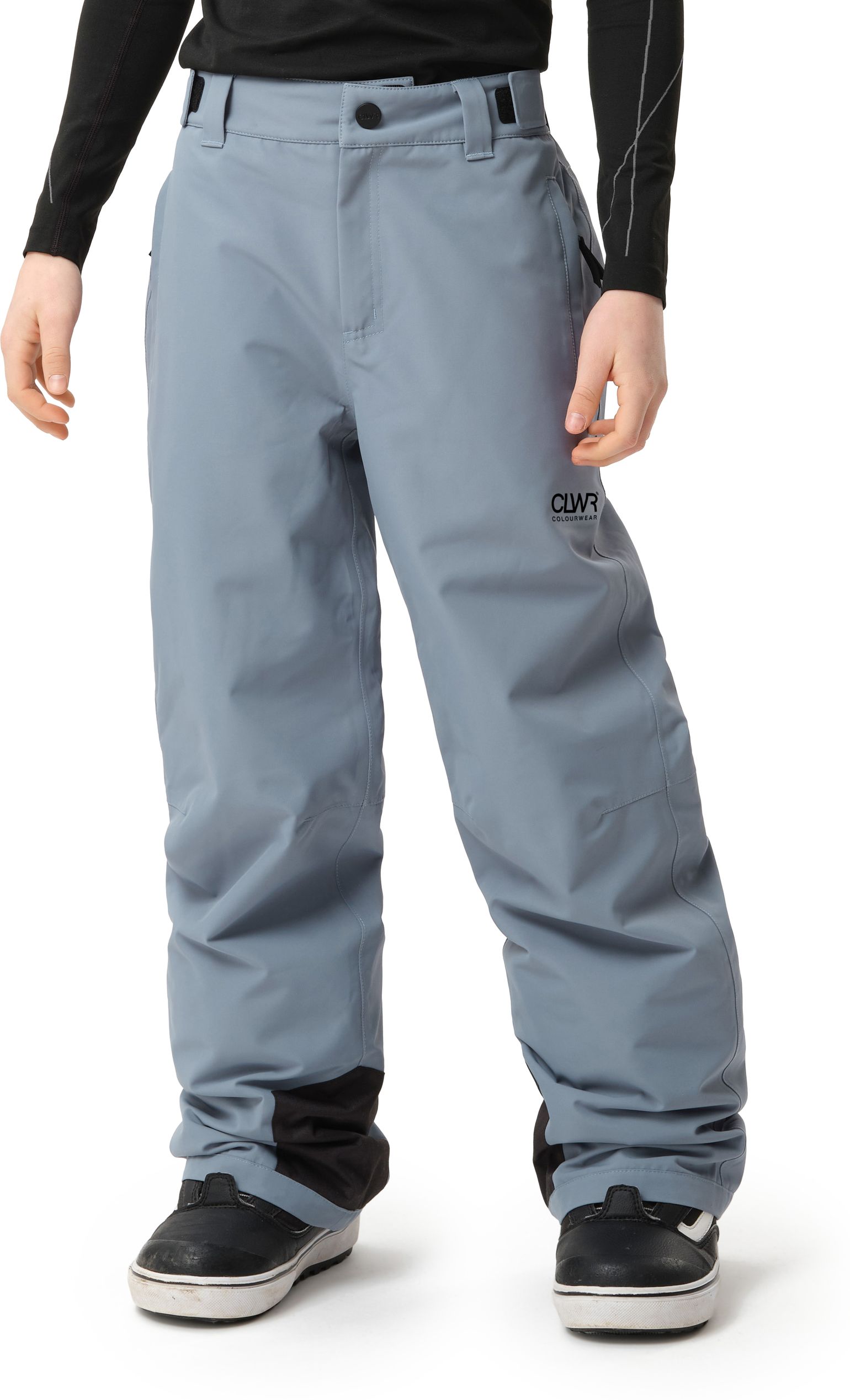ColourWear Juniors' Line Pants Grey Blue