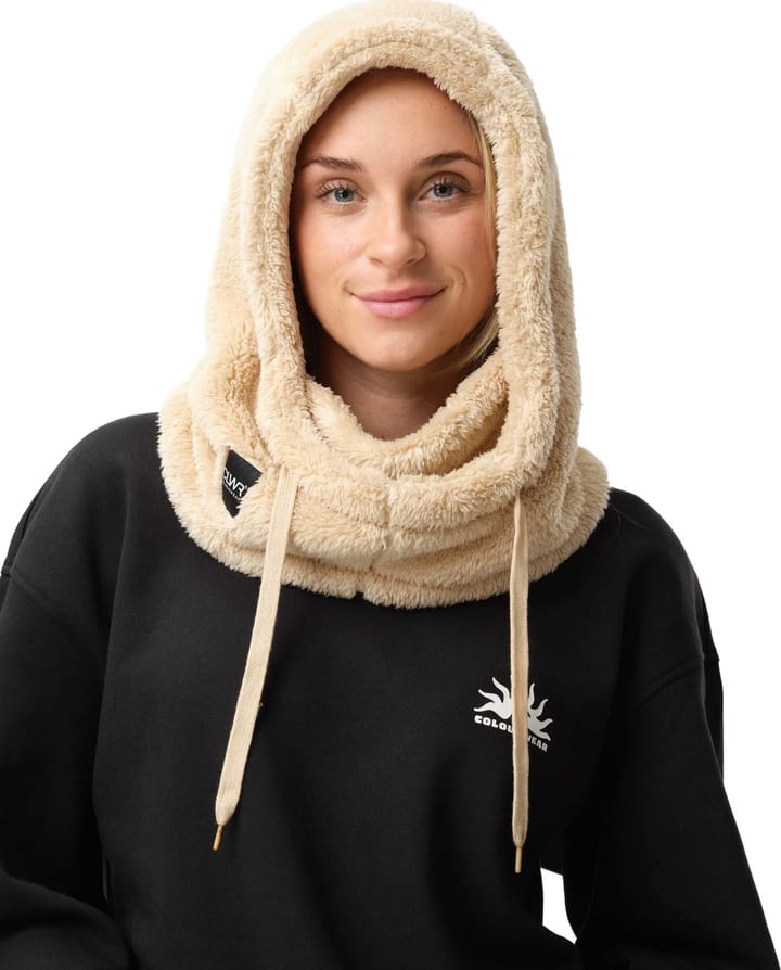 ColourWear Unisex So Fluffy Hood Sand ColourWear