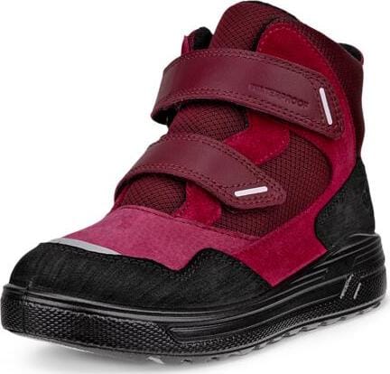 Ecco Kids' Ecco Urban Snow Mid Black/red Plum/dark Ruby Ecco