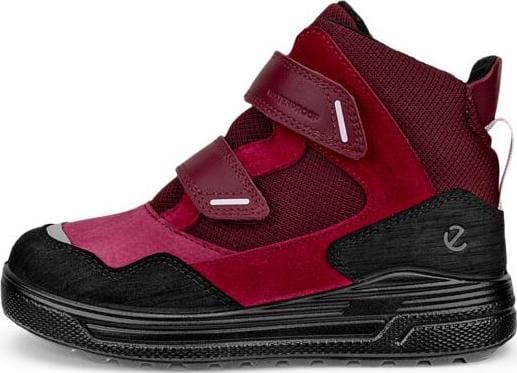 Ecco Kids' Ecco Urban Snow Mid Black/red Plum/dark Ruby Ecco
