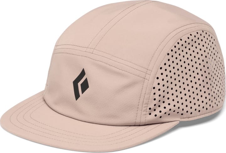 Black Diamond 5-Panel Synthetic Cap Pale Mauve-black Icon Logo Black Diamond