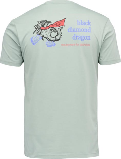 Black Diamond Men's BD Dragon Short Sleeve Tee Agave Black Diamond Black Diamond Men's BD Dragon Short Sleeve Tee Agave Black Diamond