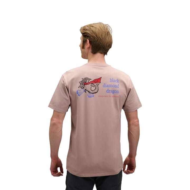 Black Diamond Men's BD Dragon Short Sleeve Tee Pale Mauve Black Diamond