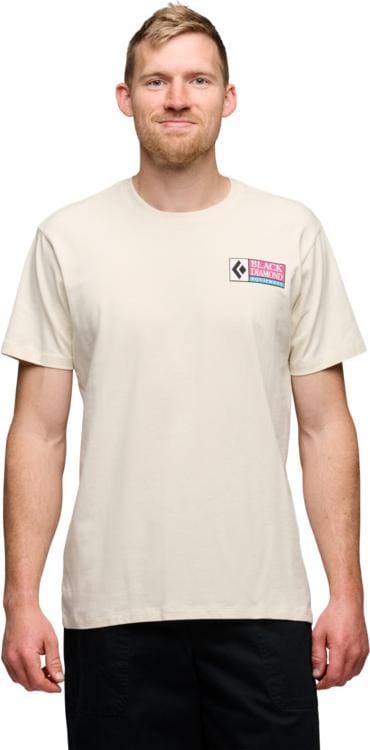 Black Diamond Men's BD Winter Ridge Short Sleeve Tee Off White Black Diamond
