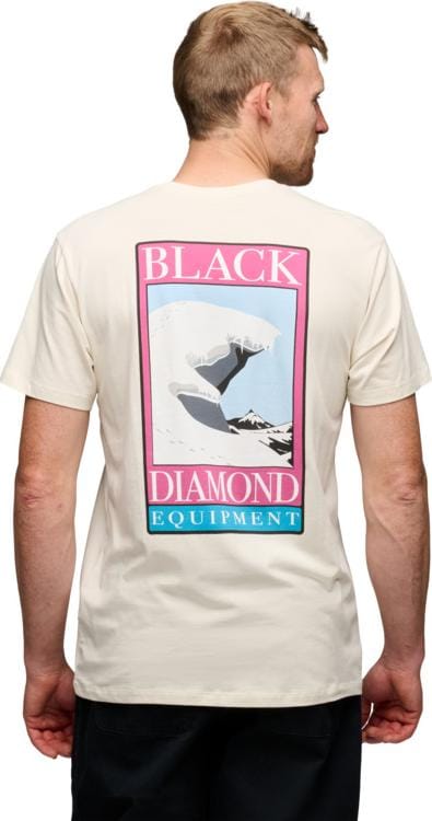 Black Diamond Men's BD Winter Ridge Short Sleeve Tee Off White Black Diamond