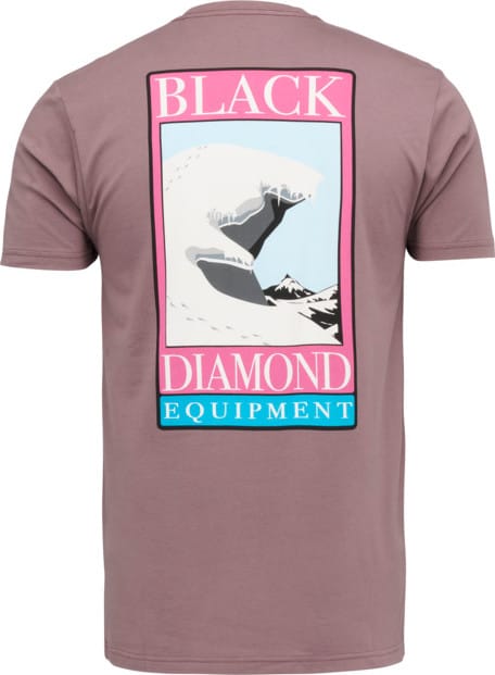 Black Diamond Men's BD Winter Ridge Short Sleeve Tee Dark Mauve Black Diamond