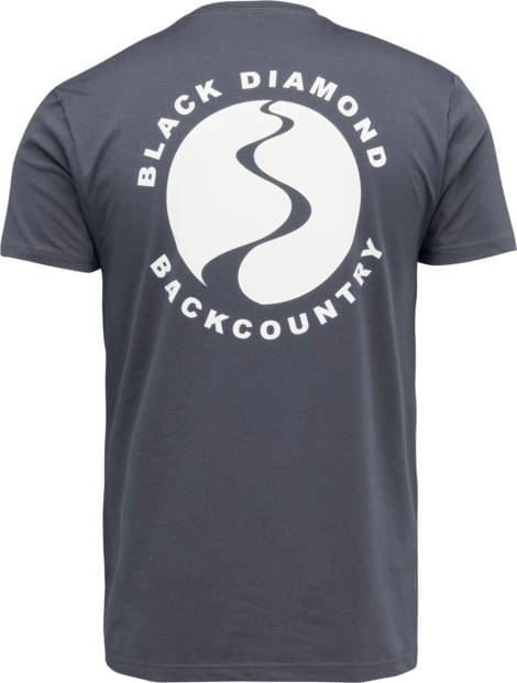 Black Diamond Men's BD Backcountry Stamp Short Sleeve Tee Carbon Black Diamond