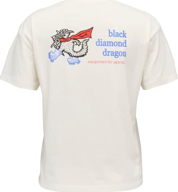 Black Diamond Women's BD Dragon Short Sleeve Tee Off White Black Diamond Black Diamond Women's BD Dragon Short Sleeve Tee Off White Black Diamond