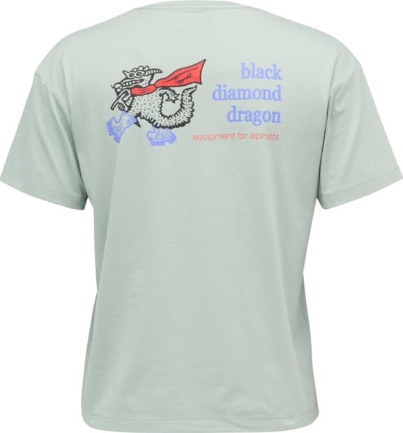 Black Diamond Women's BD Dragon Short Sleeve Tee Agave Black Diamond Black Diamond Women's BD Dragon Short Sleeve Tee Agave Black Diamond