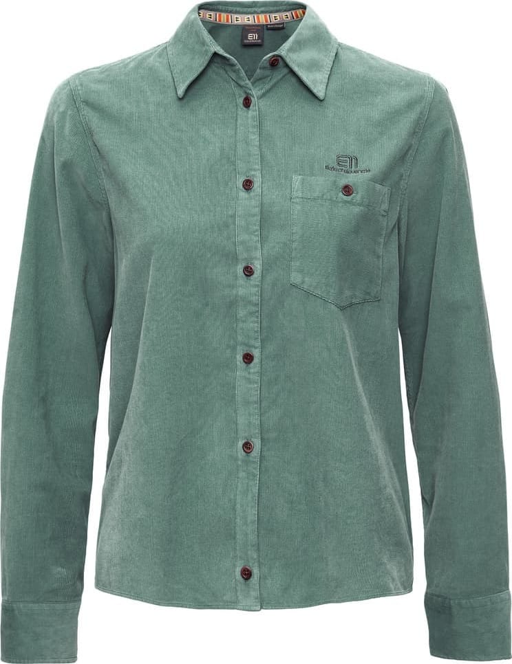 Elevenate Women's Estate Cord Shirt Sea Green