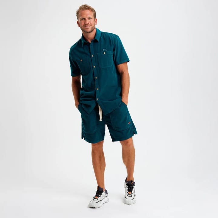 Elevenate Men's Estate Cord Shirt Indian Blue Elevenate Elevenate Men's Estate Cord Shirt Indian Blue Elevenate