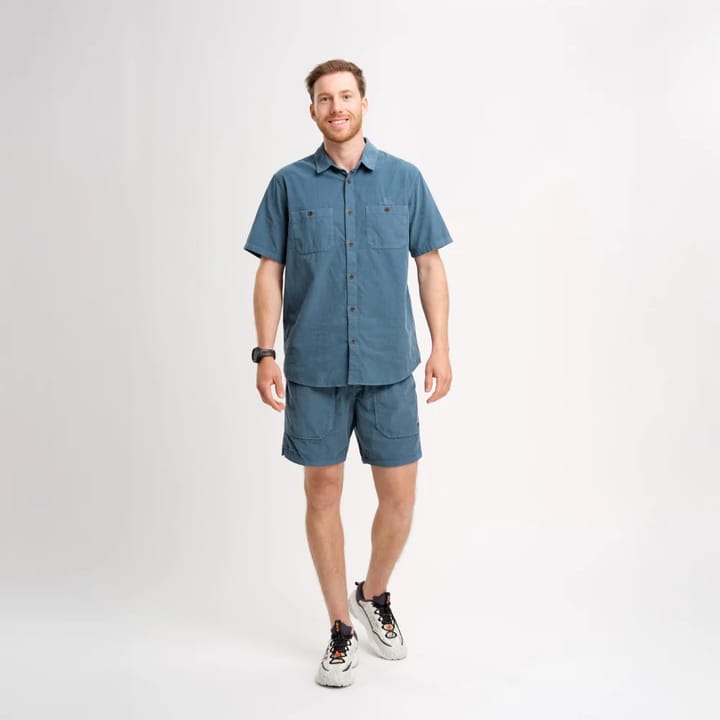 Elevenate Men's Estate Cord Shirt Blue Flint Elevenate
