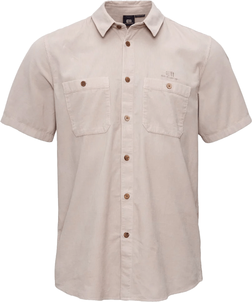 Elevenate Men's Estate Cord Shirt Latte
