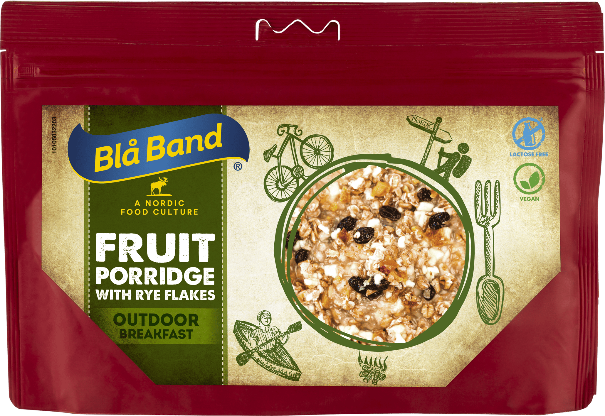 Blå Band Fruit Porridge With Rye Flakes NoColour