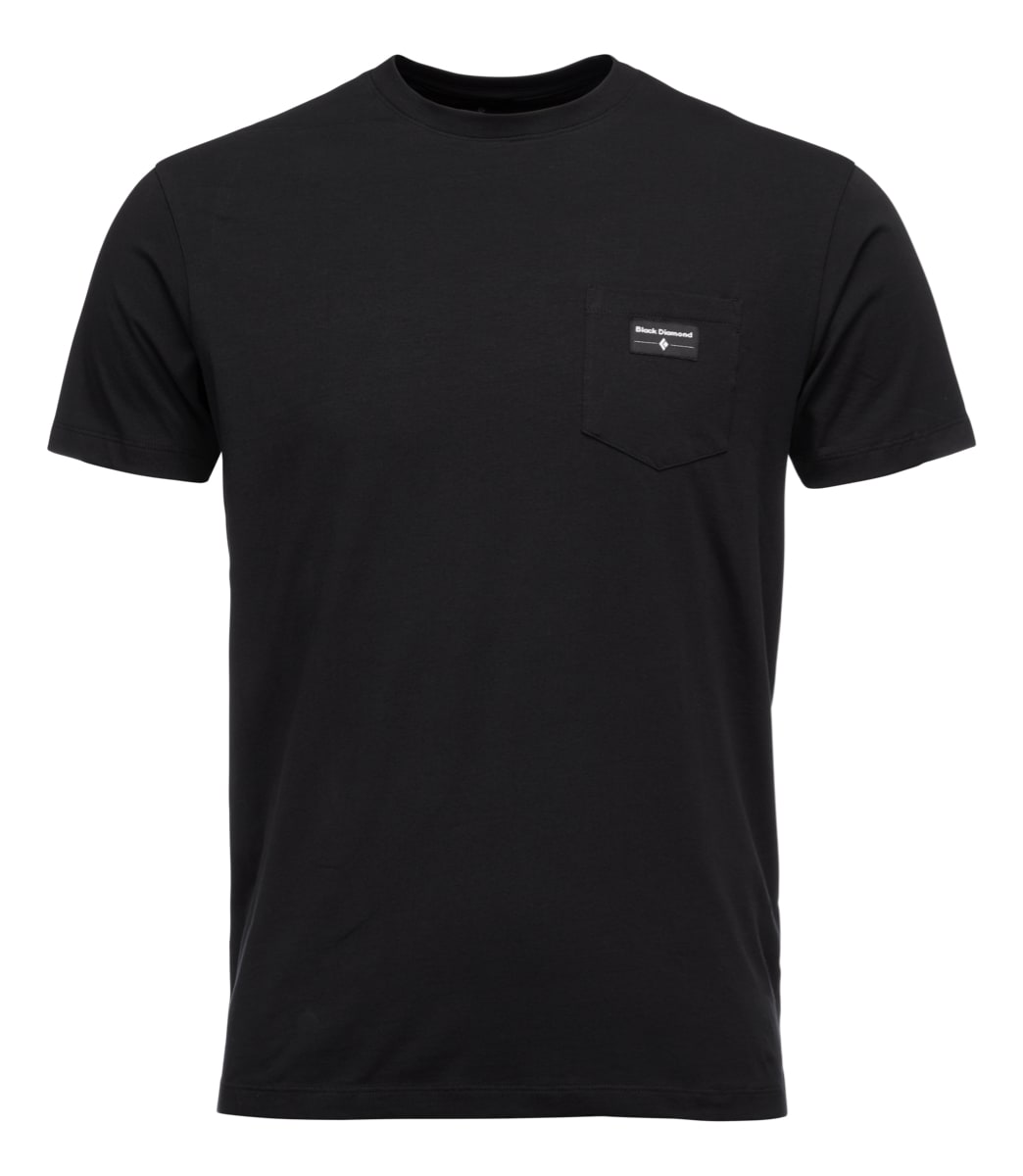 Black Diamond M Pocket Label Tee Black