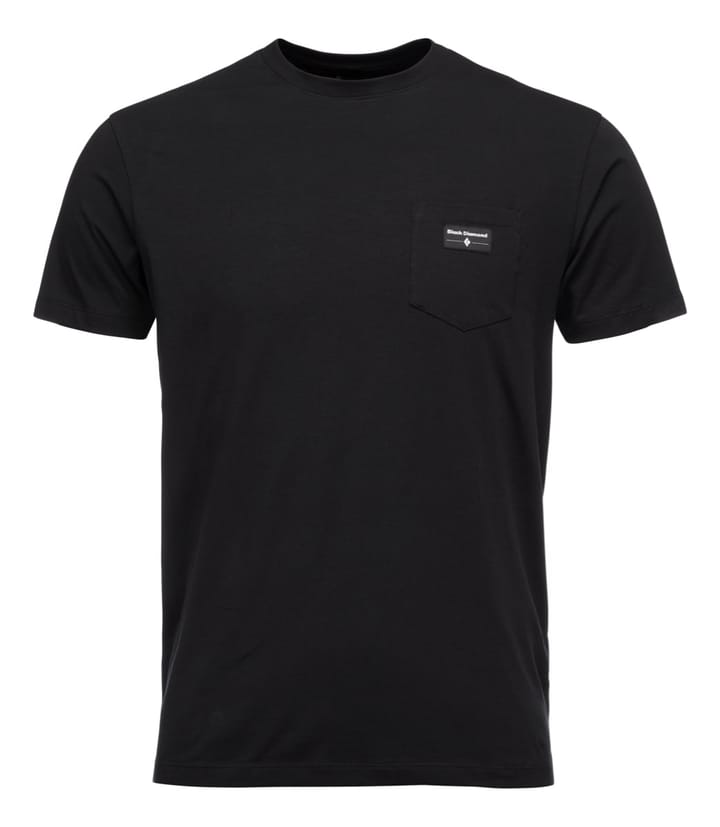 Black Diamond M Pocket Label Tee Black Black Diamond
