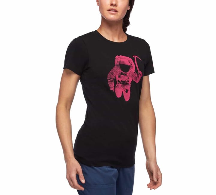 Black Diamond W SS SPACESHOT TEE Black/White Black Diamond