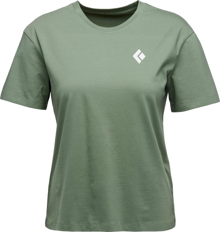 Black Diamond Women's Equipment For Alpinist Ss Tee Laurel Green Black Diamond