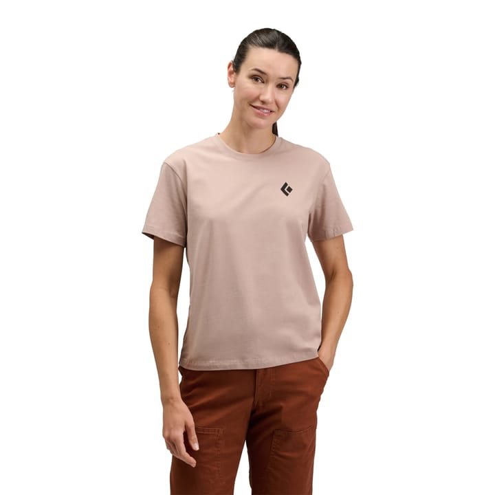 Black Diamond W Equipment For Alpinist SS Tee Pale Mauve Black Diamond