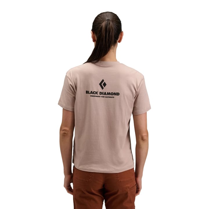Black Diamond W Equipment For Alpinist SS Tee Pale Mauve Black Diamond Black Diamond W Equipment For Alpinist SS Tee Pale Mauve Black Diamond