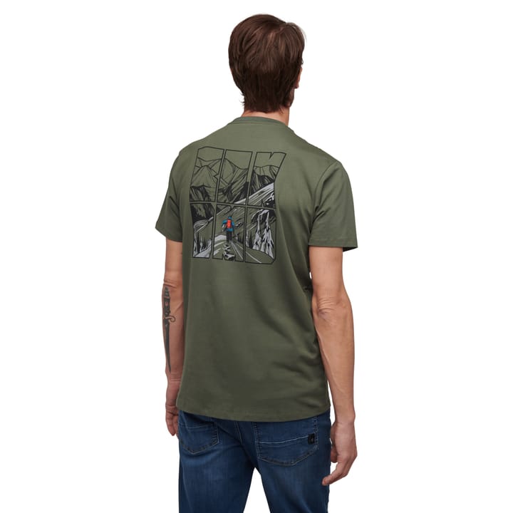Black Diamond M Bd Skier Ss Tee Tundra Black Diamond