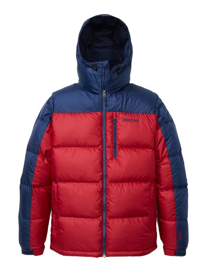 Marmot Men's Guides Down Hoody Brick/Arctic Navy Marmot Marmot Men's Guides Down Hoody Brick/Arctic Navy Marmot