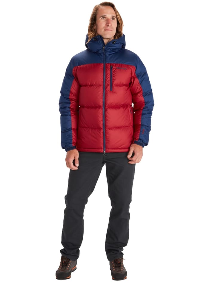 Marmot Men's Guides Down Hoody Brick/Arctic Navy Marmot Marmot Men's Guides Down Hoody Brick/Arctic Navy Marmot