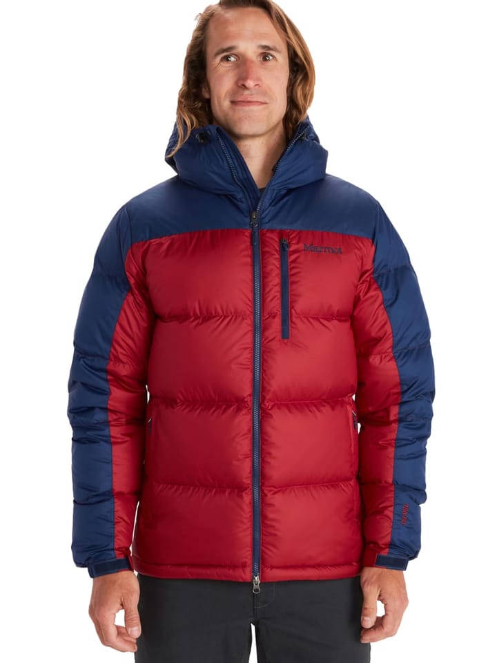 Marmot Men's Guides Down Hoody Brick/Arctic Navy Marmot Marmot Men's Guides Down Hoody Brick/Arctic Navy Marmot