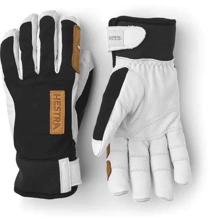 Hestra Ergo Grip Active Wool Terry - 5 Finger Svart / Offwhite Hestra