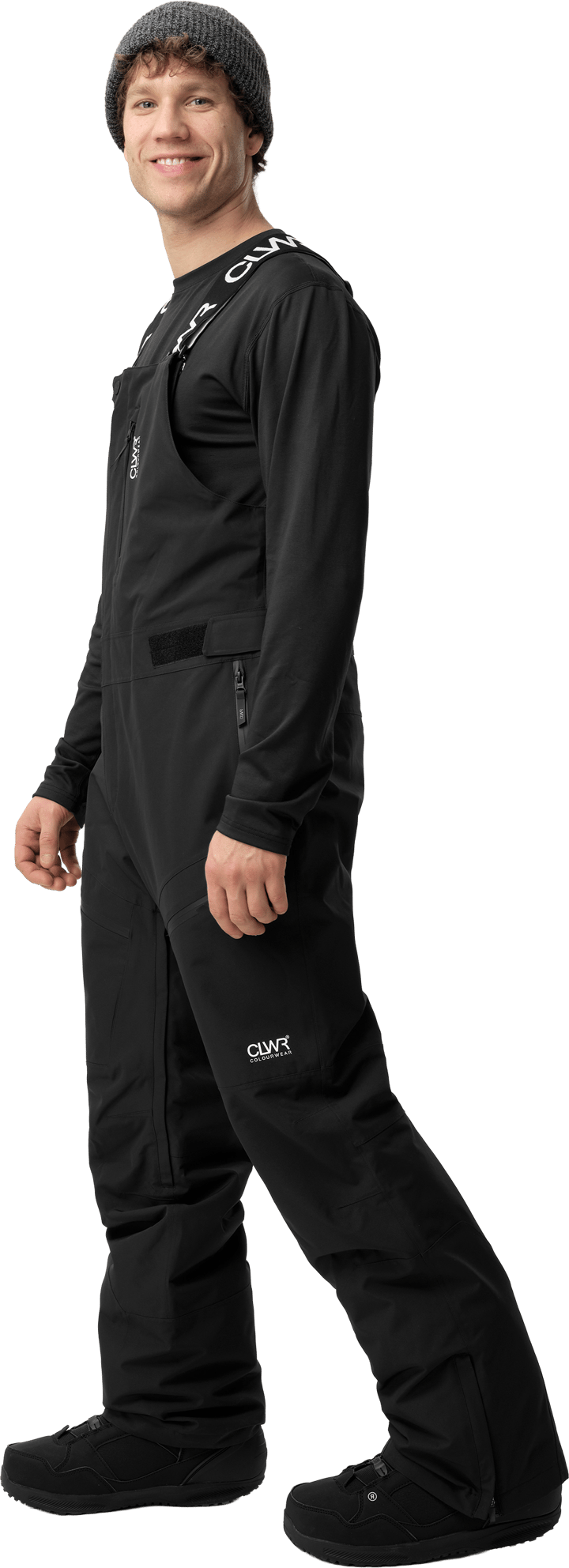 ColourWear Men´s Polar Bib Pants Black ColourWear