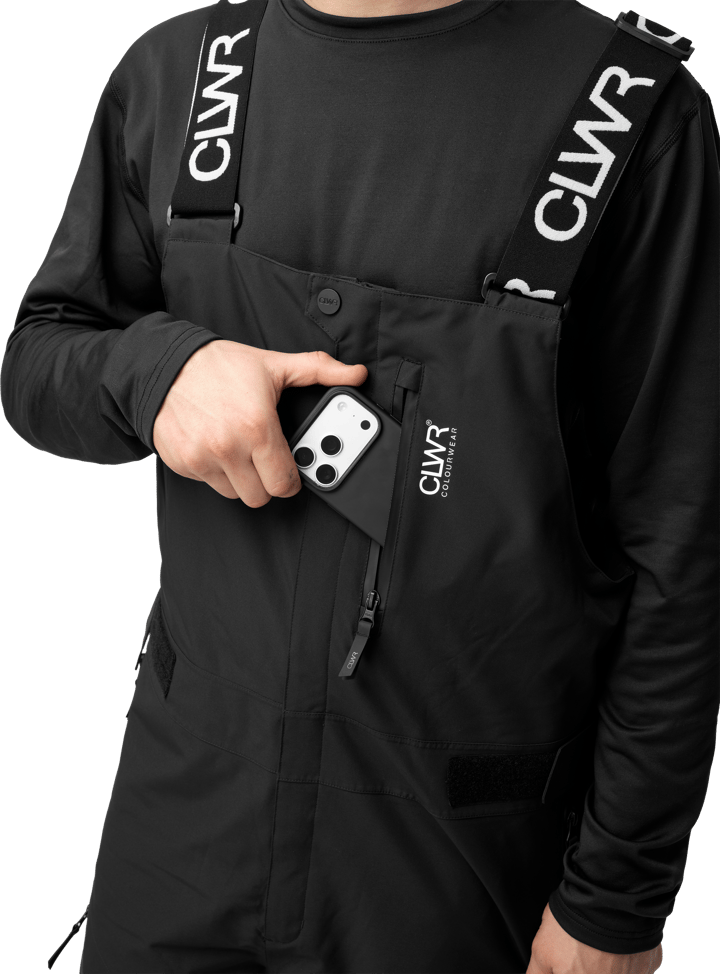 ColourWear Men´s Polar Bib Pants Black ColourWear