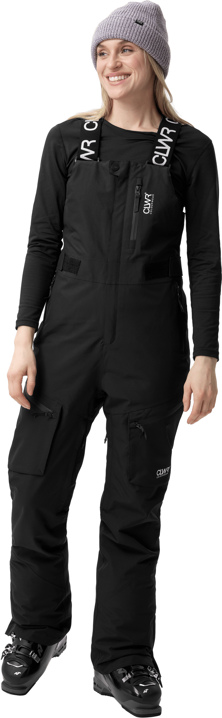 ColourWear Women´s Polar Bib Pants Black ColourWear
