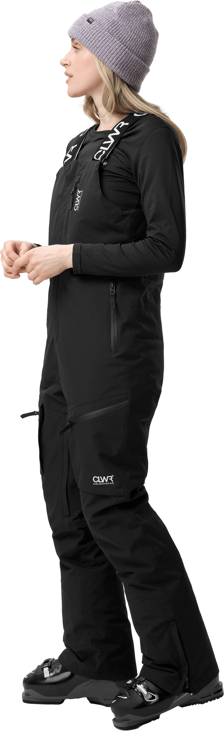 ColourWear Women´s Polar Bib Pants Black ColourWear