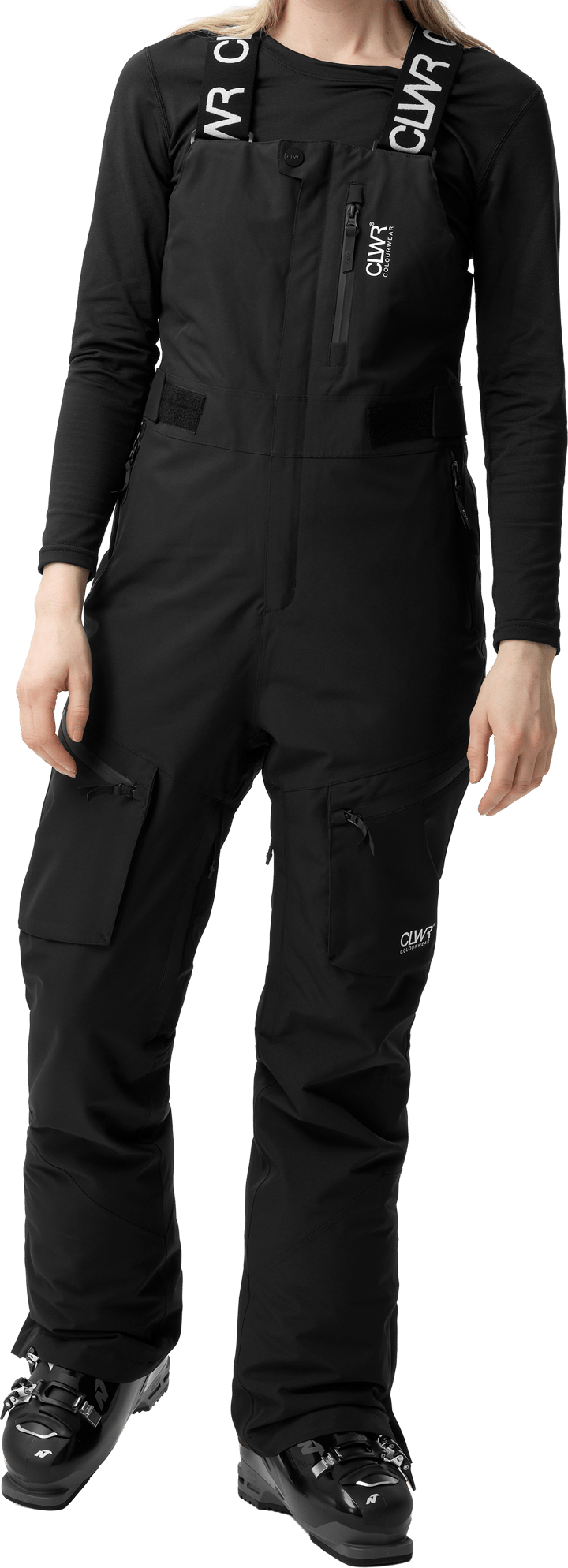 ColourWear Women´s Polar Bib Pants Black ColourWear