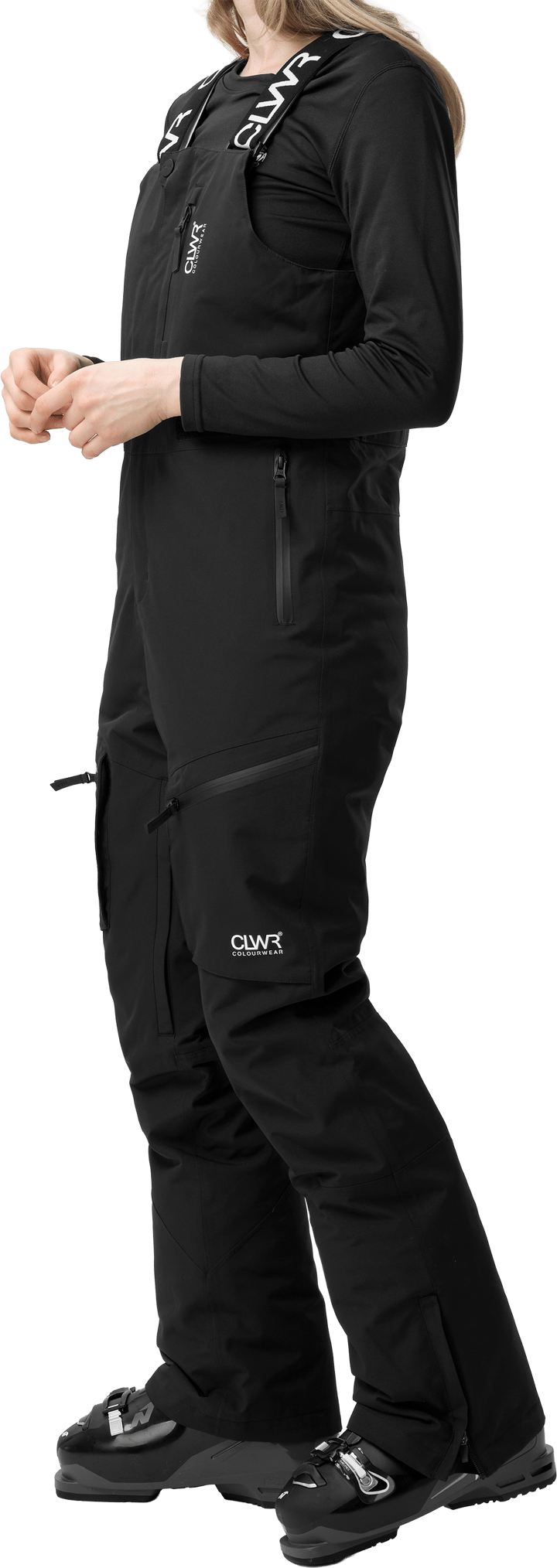 ColourWear Women´s Polar Bib Pants Black ColourWear