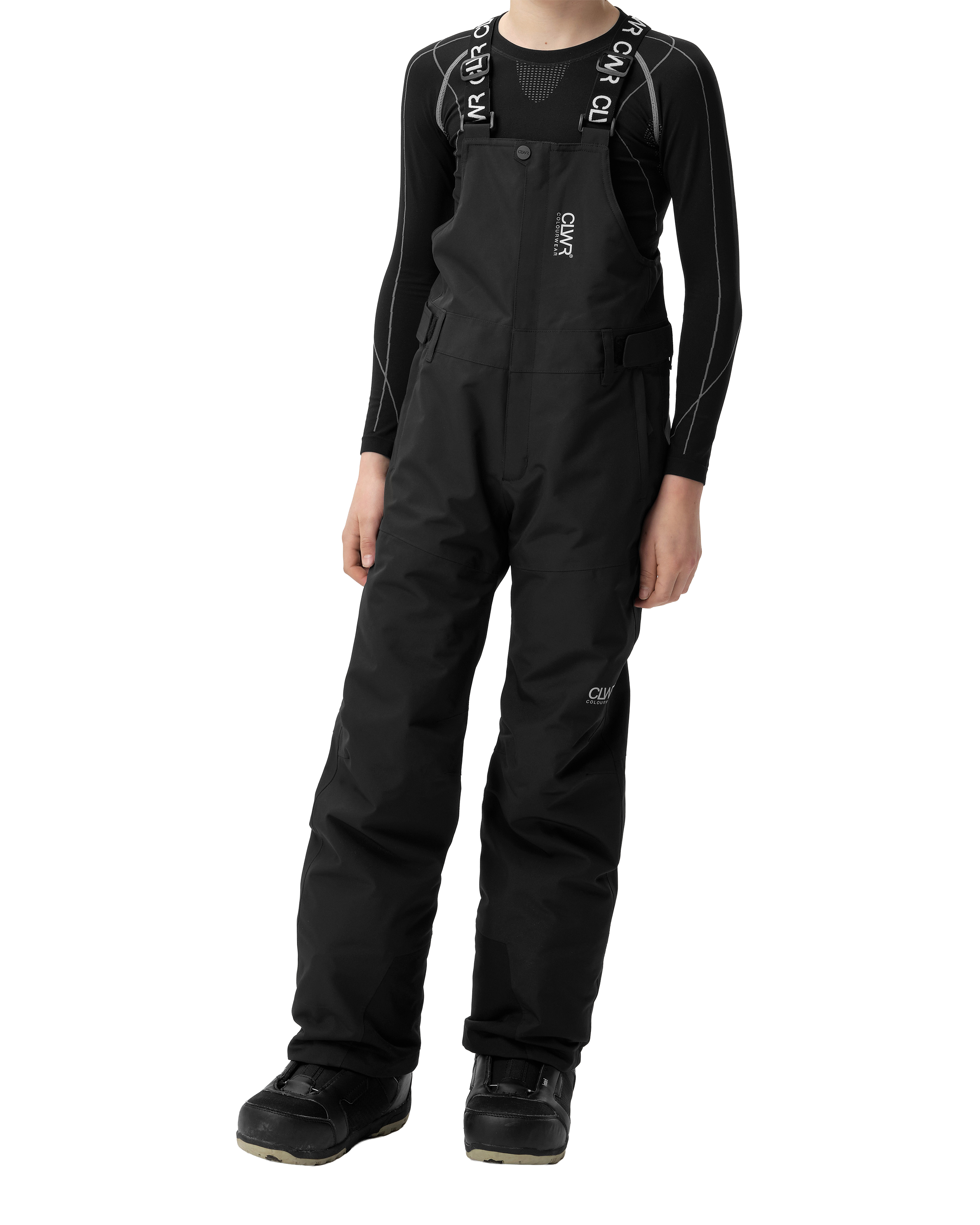 ColourWear Juniors´ Polar Bib Pants Black