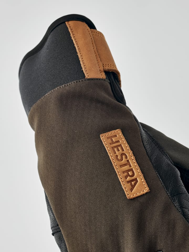 Hestra Ergo Grip Active Wool Terry - 5 Finger Dark Forest/Black Hestra