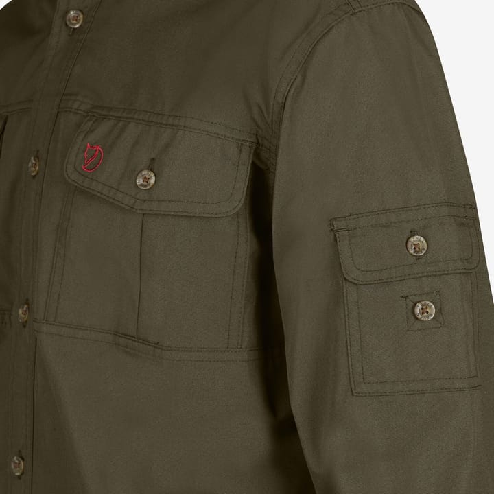 Fjällräven Men's Sarek Trekking Shirt Dark Olive Fjällräven